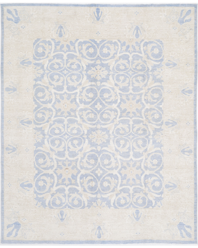 Hand Knotted Serenity Wool Rug 7' 11" X 9' 8"