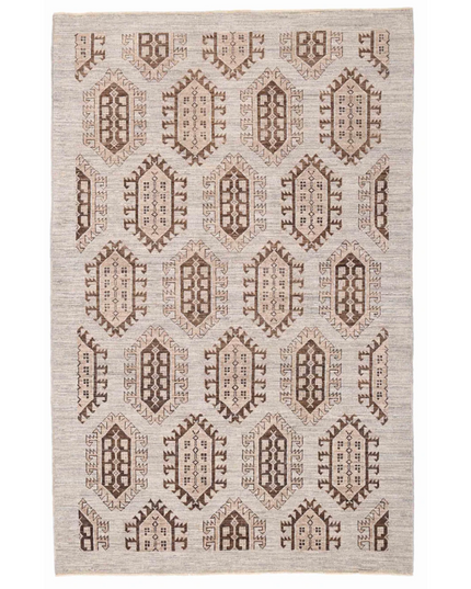 Hand Knotted Tekke Wool Rug 5' 1" X 7' 10"