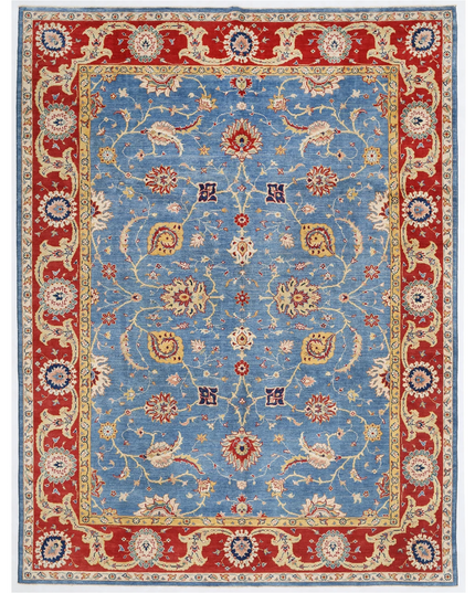 Hand Knotted Ziegler Wool Rug 9' 0" X 11' 10"