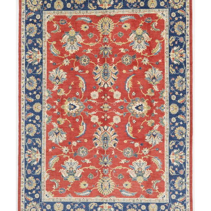 Hand Knotted Ziegler Wool Rug 8' 9" X 12' 3"