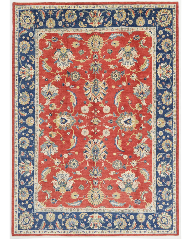 Hand Knotted Ziegler Wool Rug 8' 9" X 12' 3"