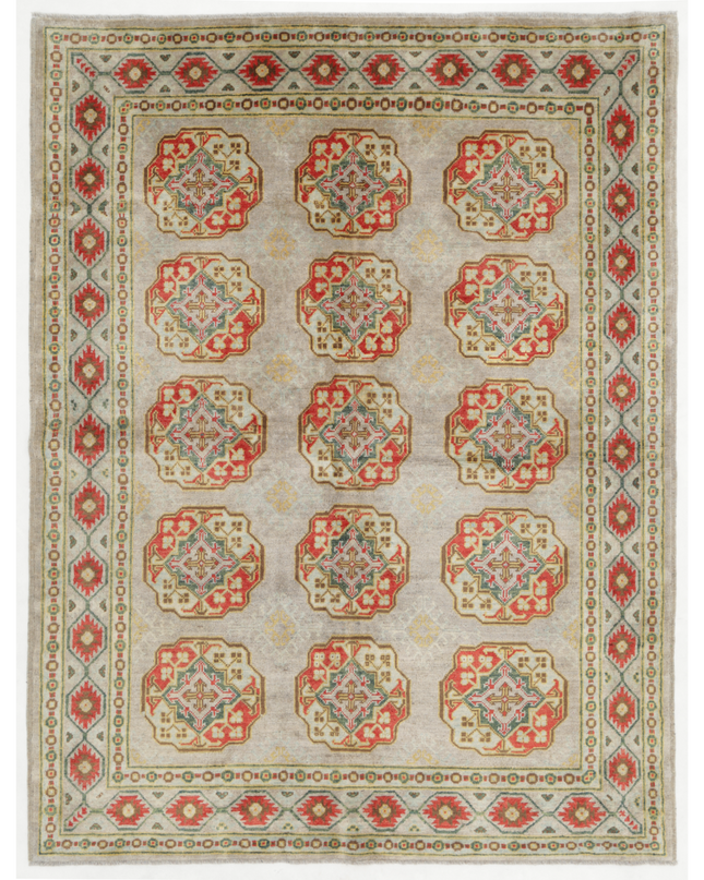 Hand Knotted Revival Wool Rug 5' 2" X 6' 10"