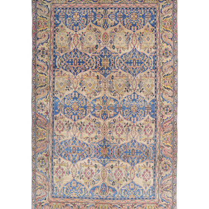Hand Knotted Agra Wool Rug 5' 10" X 10' 0"