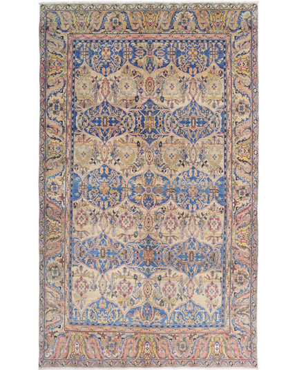 Hand Knotted Agra Wool Rug 5' 10" X 10' 0"