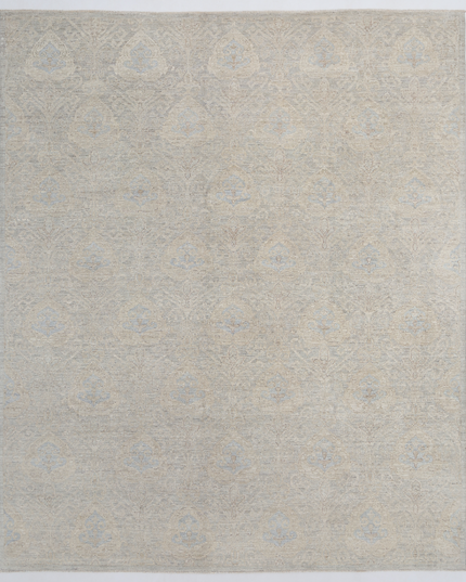 Hand Knotted Artemix Wool Rug 8' 2" X 9' 9"