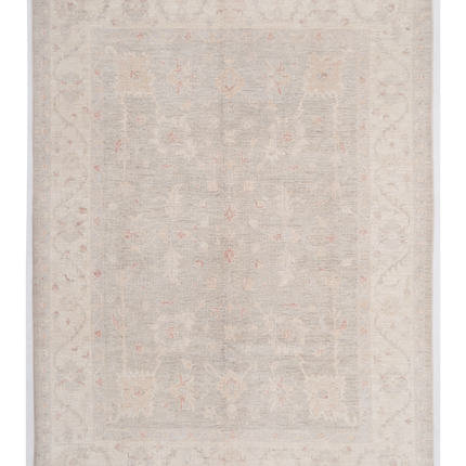 Hand Knotted Oushak Wool Rug 9' 2" X 12' 3"