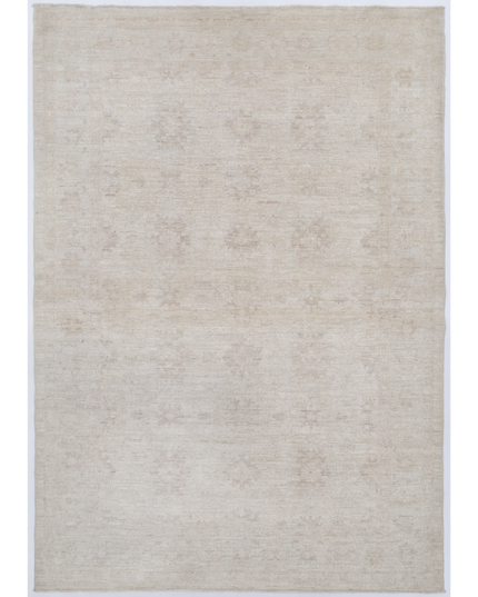 Hand Knotted Serenity Wool Rug 4' 1" X 5' 9"