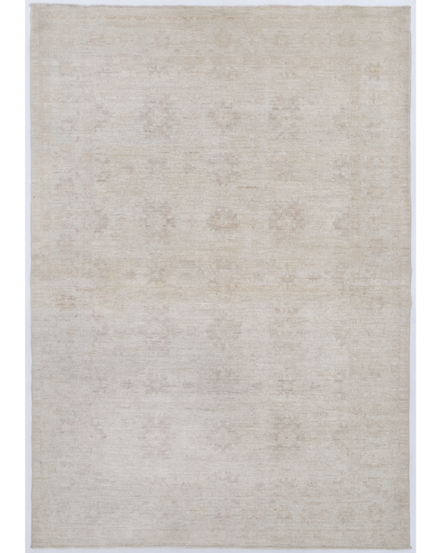 Hand Knotted Serenity Wool Rug 4' 1" X 5' 9"