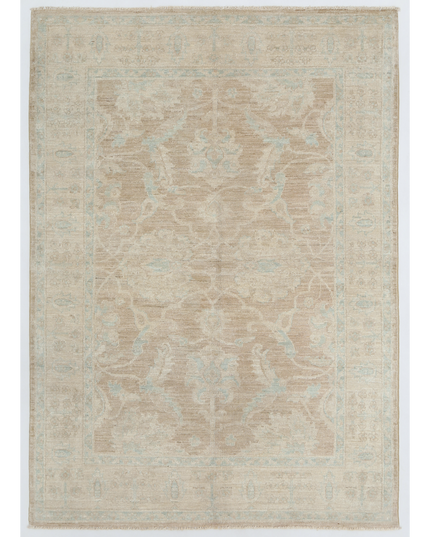 Hand Knotted Serenity Wool Rug 4' 1" X 5' 8"