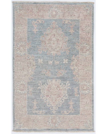 Hand Knotted Serenity Wool Rug 1' 11" X 3' 0"