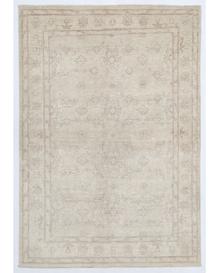Hand Knotted Serenity Wool Rug 4' 0" X 5' 8"