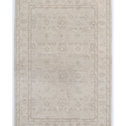 Hand Knotted Ziegler Wool Rug 3' 11" X 5' 11"