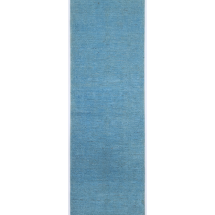 Hand Knotted Overdye Wool Rug 2' 6" X 8' 3"