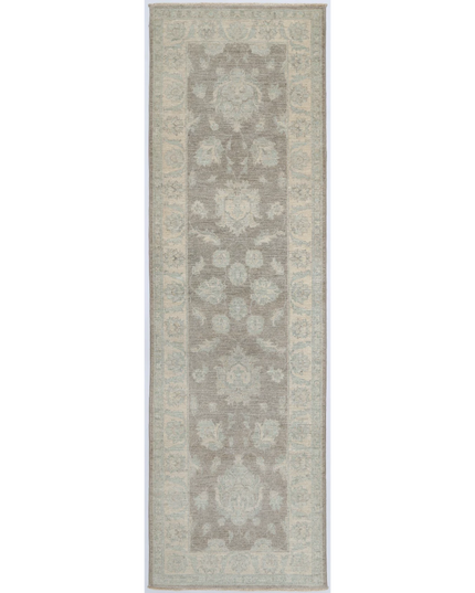 Hand Knotted Ziegler Wool Rug 2' 7" X 8' 10"