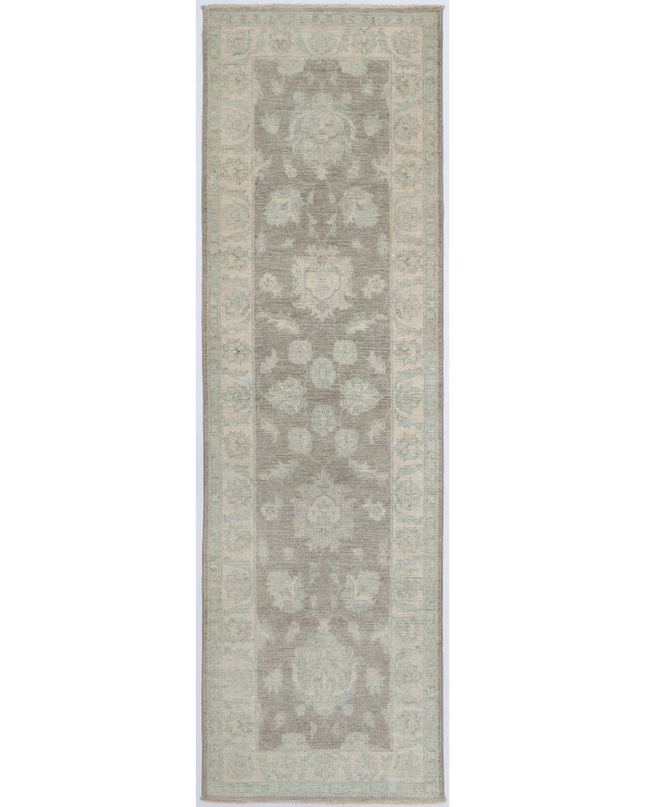Hand Knotted Ziegler Wool Rug 2' 7" X 8' 10"