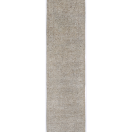 Hand Knotted Overdye Wool Rug 2' 7" X 10' 1"