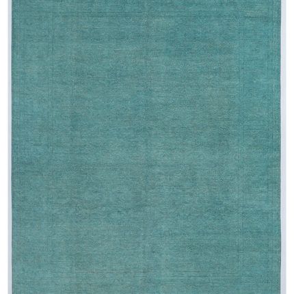 Hand Knotted Overdye Wool Rug 8' 10" X 11' 3"