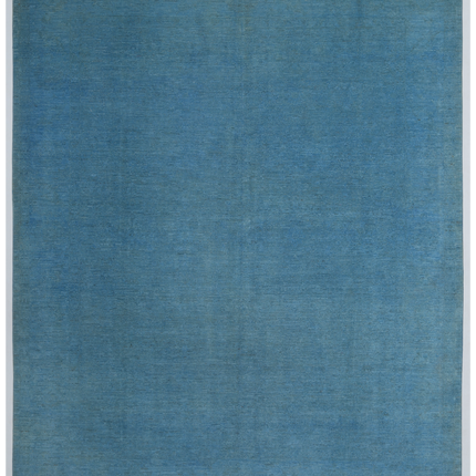 Hand Knotted Overdye Wool Rug 8' 3" X 9' 10"