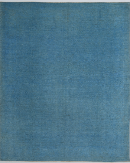 Hand Knotted Overdye Wool Rug 8' 3" X 9' 10"
