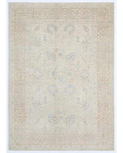 Hand Knotted Serenity Wool Rug 6' 2" X 8' 7"