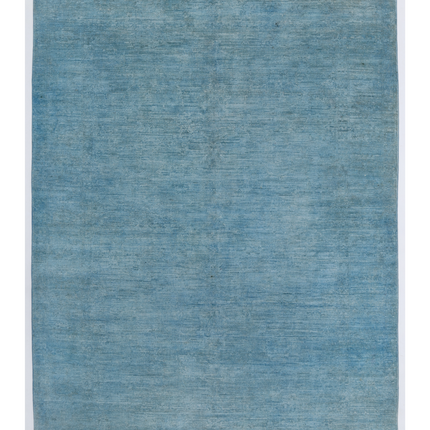 Hand Knotted Overdye Wool Rug 4' 11" X 6' 7"