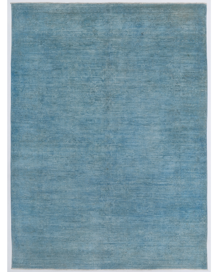 Hand Knotted Overdye Wool Rug 4' 11" X 6' 7"