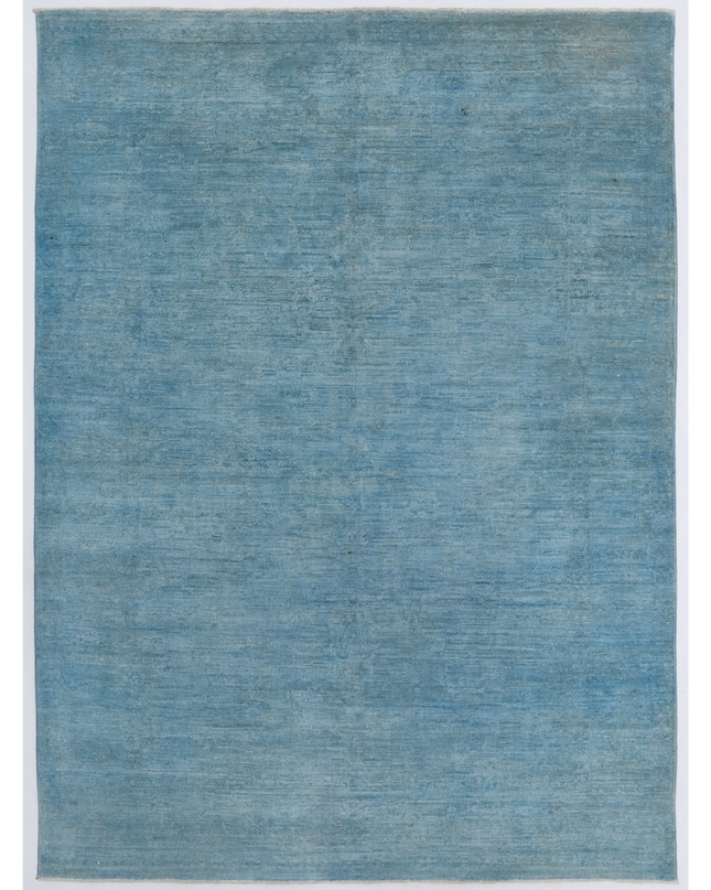 Hand Knotted Overdye Wool Rug 4' 11" X 6' 7"