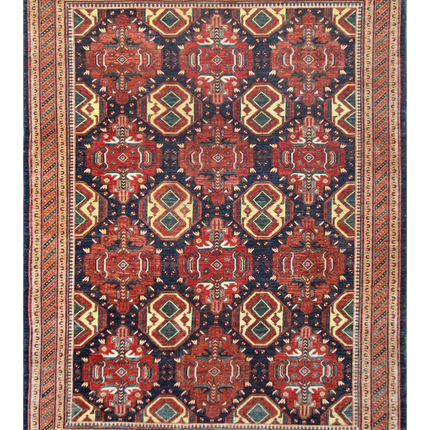 Hand Knotted Humna Wool Rug 8' 11" X 12' 3"