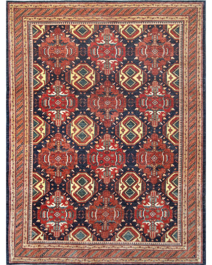 Hand Knotted Humna Wool Rug 8' 11" X 12' 3"