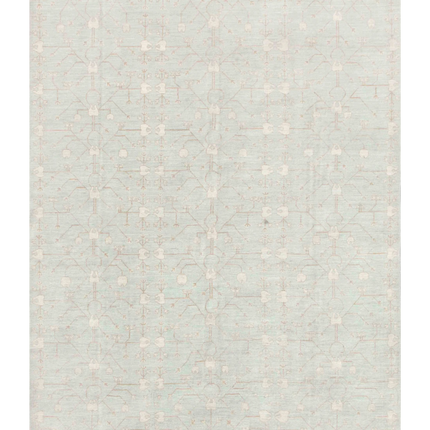 Hand Knotted Ziegler Wool Rug 9' 0" X 12' 1"
