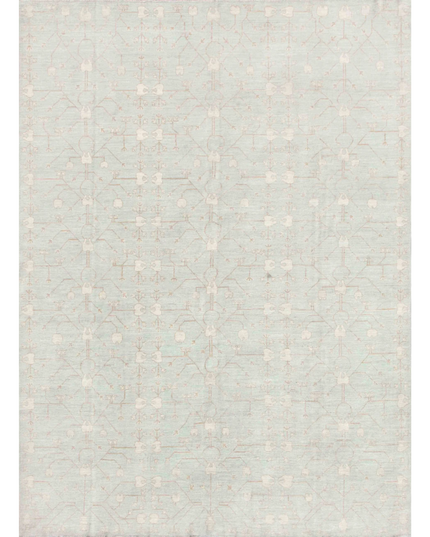 Hand Knotted Ziegler Wool Rug 9' 0" X 12' 1"