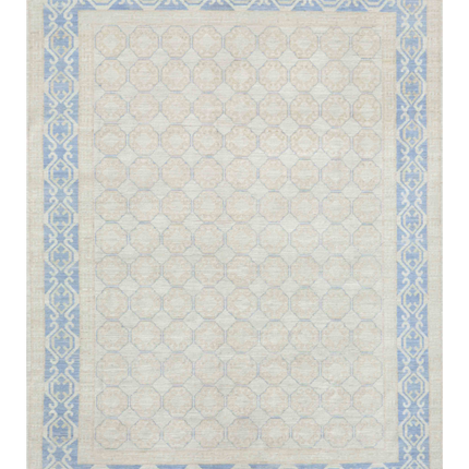 Hand Knotted Khotan Wool Rug 8' 9" X 11' 7"