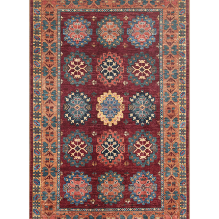 Hand Knotted Humna Wool Rug 7' 1" X 10' 3"