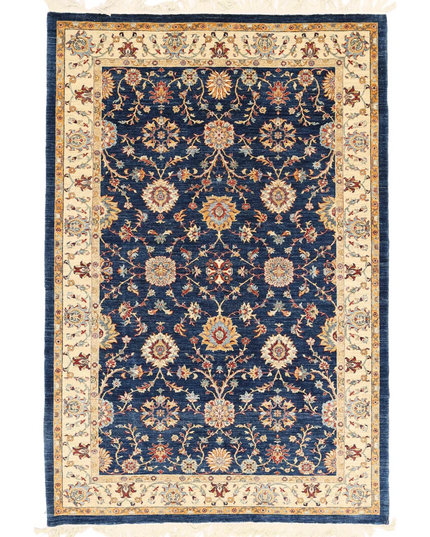 Hand Knotted Ziegler Wool Rug 6' 7" X 9' 9"