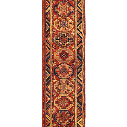 Hand Knotted Humna Wool Rug 2' 11" X 10' 0"