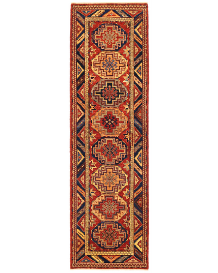 Hand Knotted Humna Wool Rug 2' 11" X 10' 0"