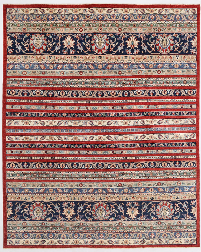 Hand Knotted Ziegler Wool Rug 8' 2" X 10' 1"