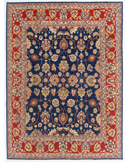 Hand Knotted Ziegler Wool Rug 9' 0" X 12' 2"