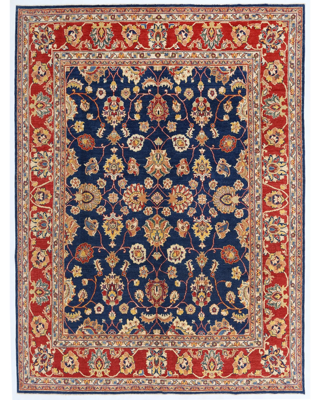 Hand Knotted Ziegler Wool Rug 9' 0" X 12' 2"