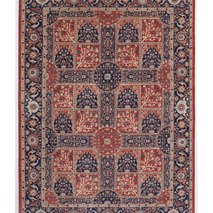 Hand Knotted Ziegler Wool Rug 9' 9" X 13' 7"
