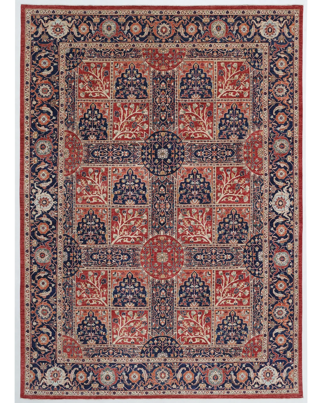 Hand Knotted Ziegler Wool Rug 9' 9" X 13' 7"