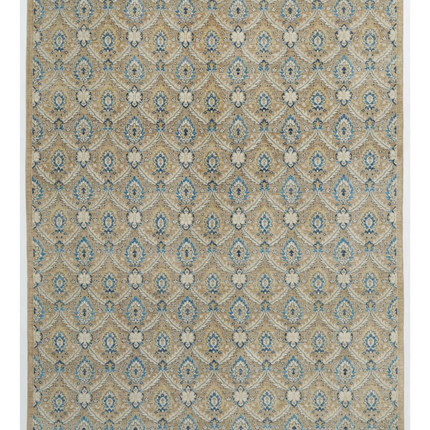 Hand Knotted Ziegler Wool Rug 8' 10" X 11' 9"