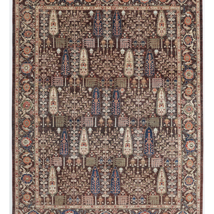 Hand Knotted Ziegler Wool Rug 9' 0" X 11' 8"