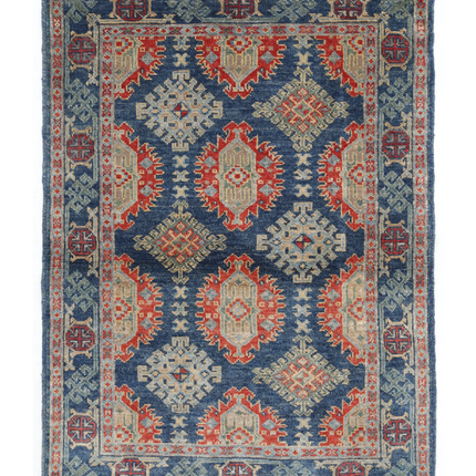 Hand Knotted Revival Wool Rug 3' 6" X 4' 10"