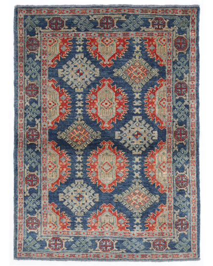 Hand Knotted Revival Wool Rug 3' 6" X 4' 10"