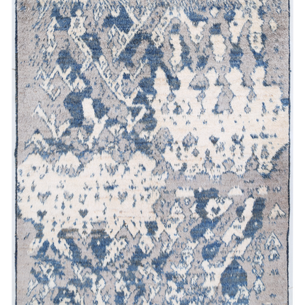 Hand Knotted Moroccan Wool Rug 4' 10" X 6' 2"