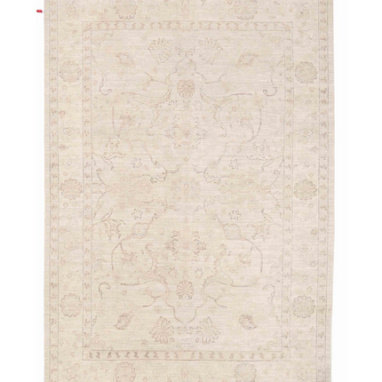 Hand Knotted Ziegler Wool Rug 6' 3" X 9' 3"