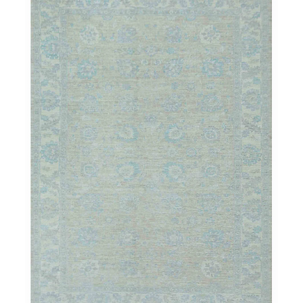 Hand Knotted Ziegler Wool Rug 6' 2" X 8' 11"
