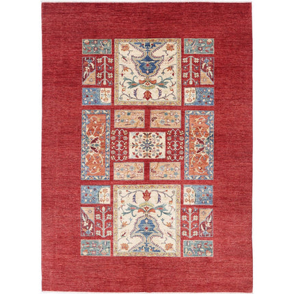 Bakhtiari Wool Hand Knotted Rug IVA0010897 - Natalia Rugs