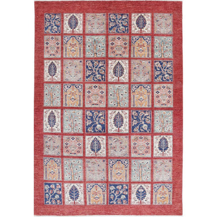 Bakhtiari Wool Hand Knotted Rug IVA0010971 - Natalia Rugs